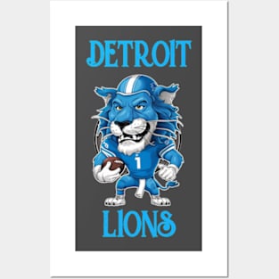 Detroit Lions Posters and Art